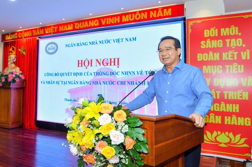 Ông Nguyễn Văn Được – Chủ tịch UBND TP. Hồ Chí Minh phát biểu tại Hội nghị