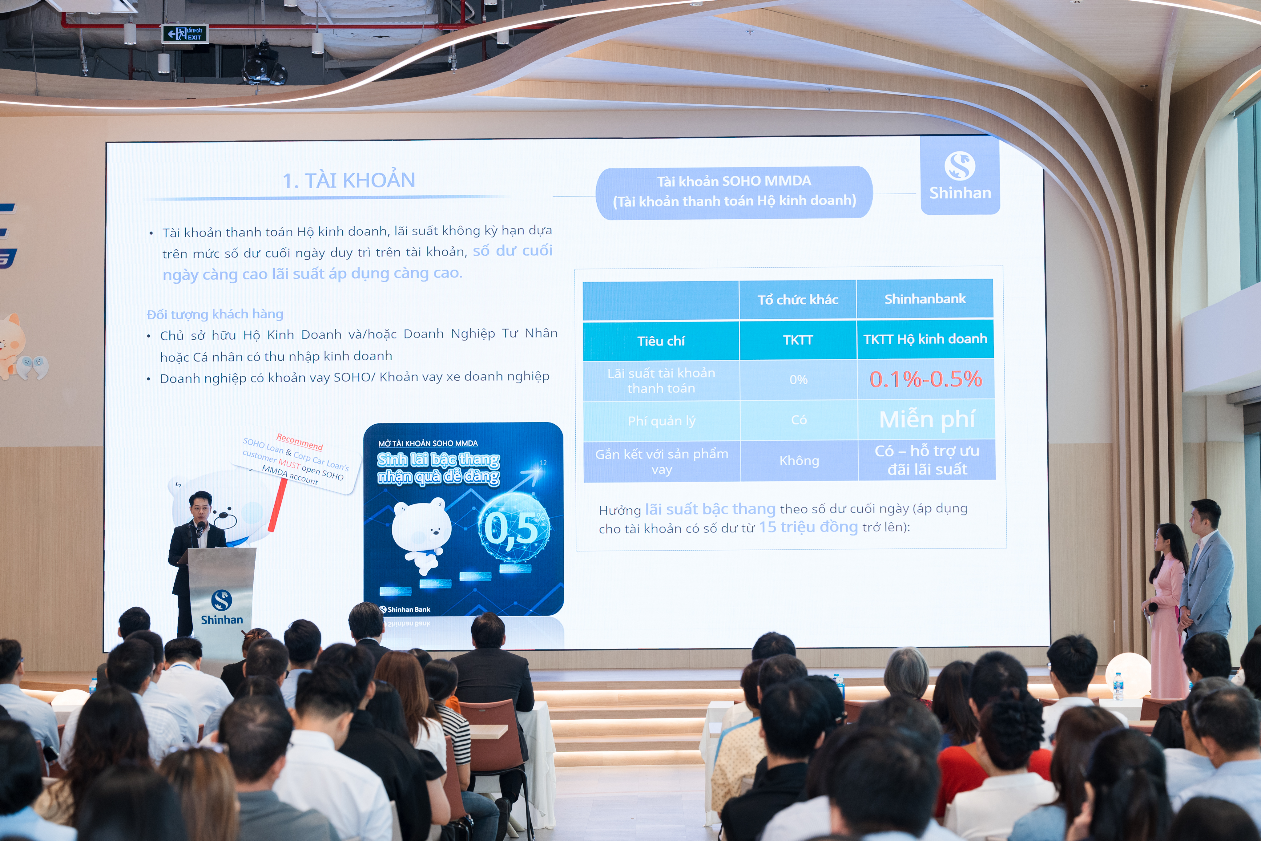 Shinhan Bank introduced to business household owners a comprehensive financial solution package that meets their practical needs in the context of the new policy phase.