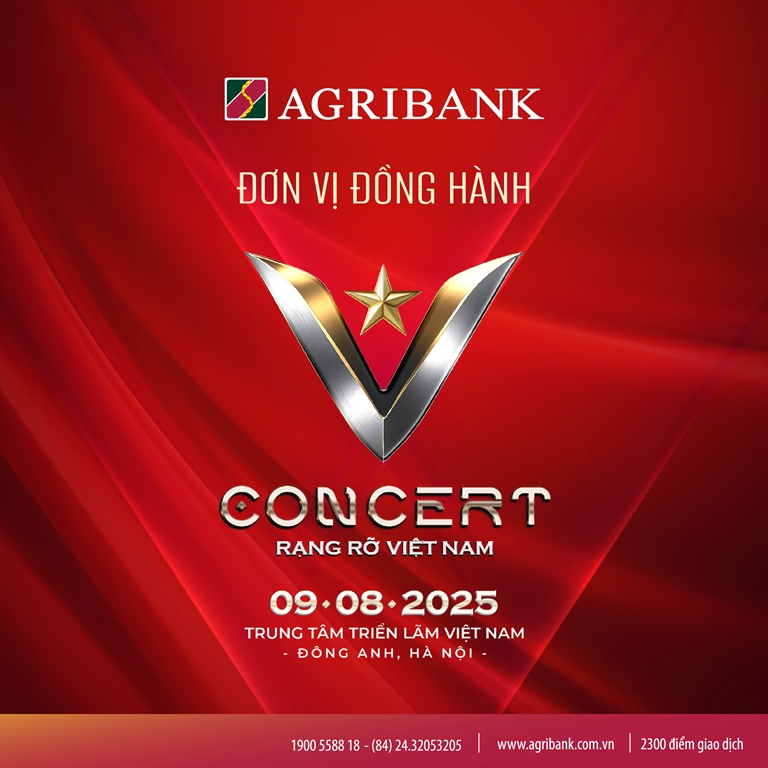 Agribank đồng hành cùng hai đại nhạc hội V Concert và V Fest - Lan tỏa giá trị văn hóa, kết nối triệu trái tim Việt