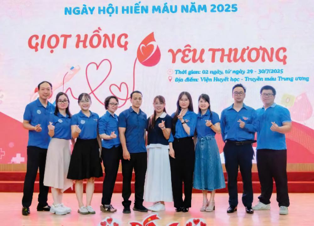 Các Đoàn Thanh niên Ngân hàng VDB nhiệt tình hưởng ứng Ngày hội hiến máu năm 2025