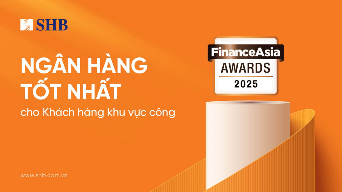 SHB ghi dấu ấn với loạt giải thưởng uy tín