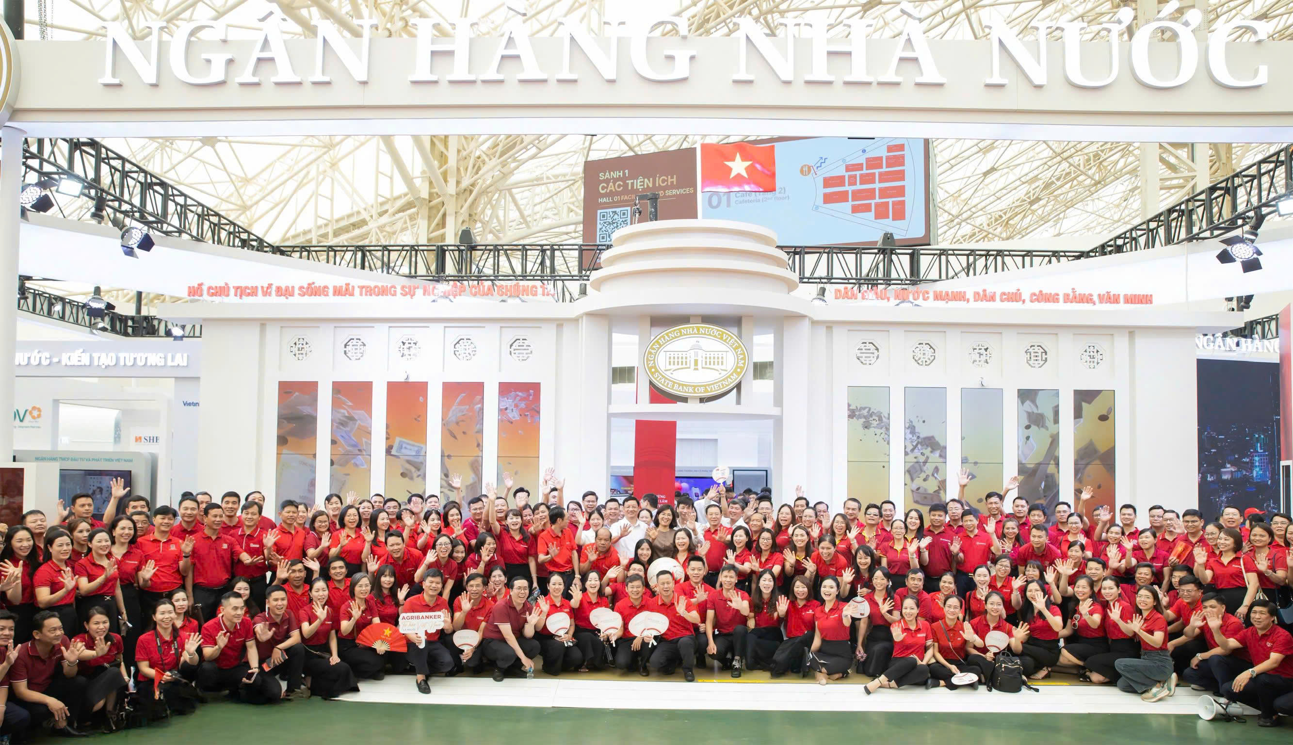 Ấn tượng Agribank tại Triển lãm thành tựu 80 năm - Hành trình khát vọng vươn cao cùng đất nước