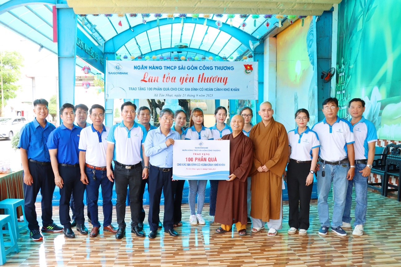 SaiGonBank lan tỏa yêu thương, đồng hành cùng cộng đồng