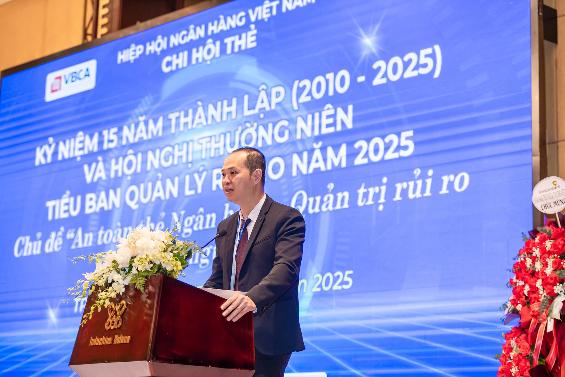 Ông Nguyễn Minh Phương – Trưởng Tiểu ban Quản lý rủi ro Chi hội Thẻ. Ảnh: Thiên Bảo