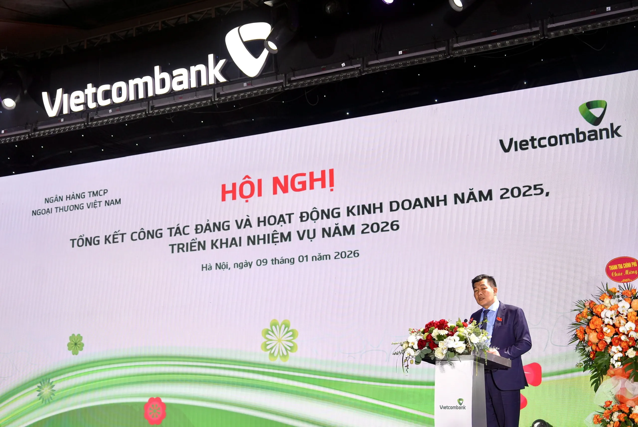 Đ/c Nguyễn Đức Phong - Phó Bí thư chuyên trách Đảng ủy Chính phủ phát biểu chỉ đạo tại hội nghị