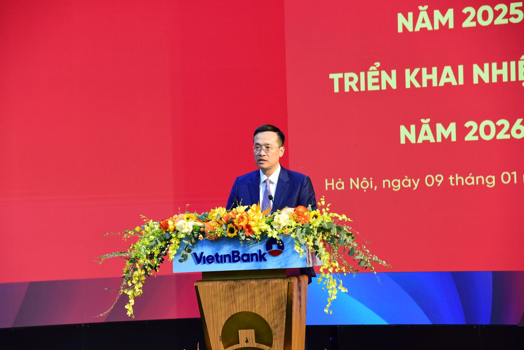 Đồng chí Phạm Quang Dũng - Phó Thống đốc NHNN phát biểu tại Hội nghị - Ảnh: XN