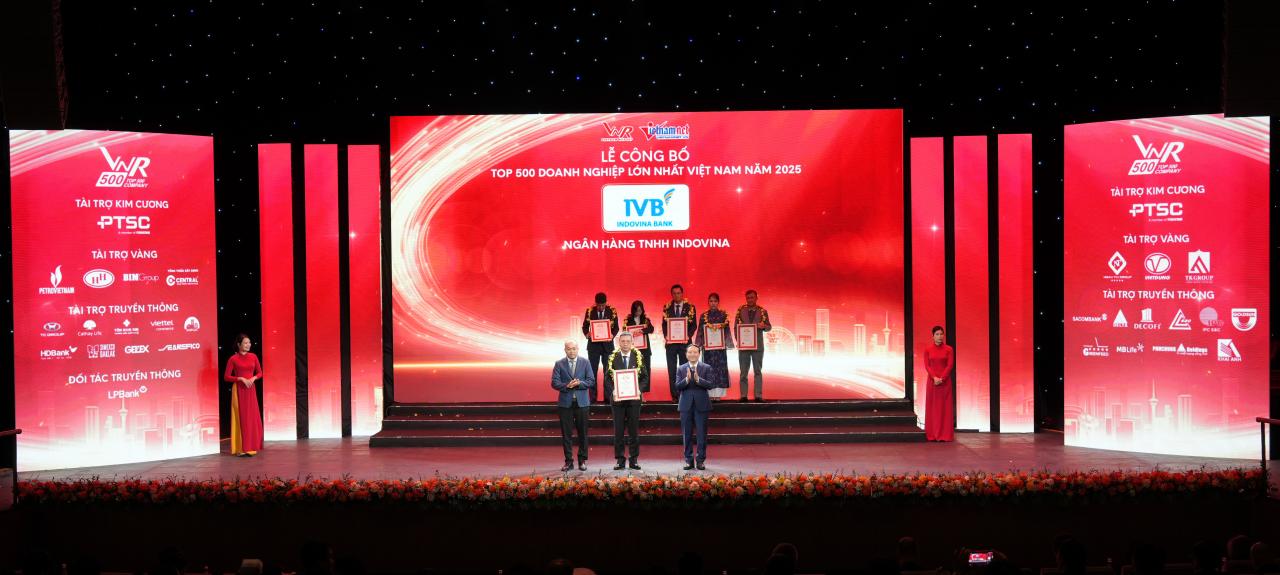 IVB giữ vững vị thế Top 500 doanh nghiệp lớn nhất Việt Nam năm 2025