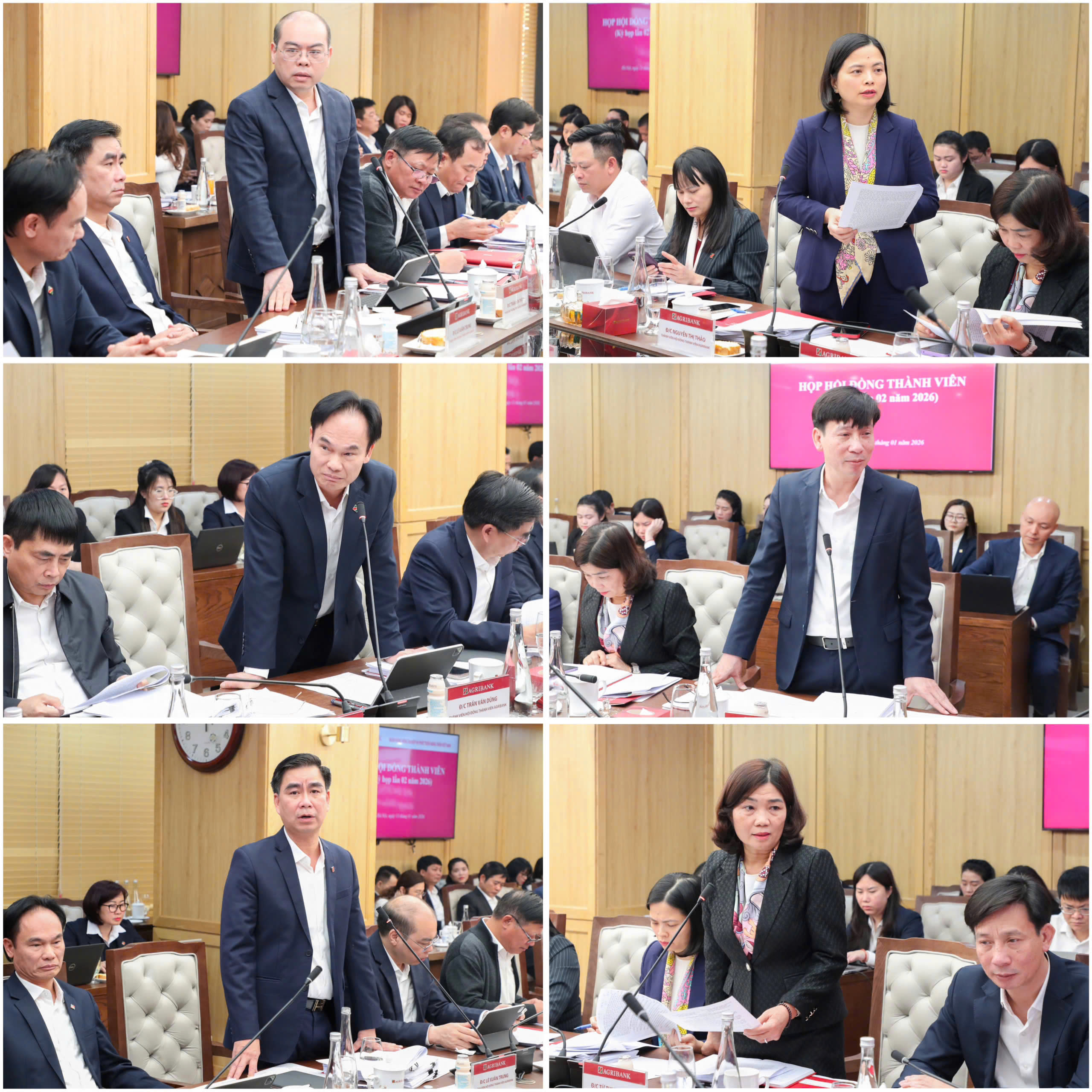 Đồng chí Phó Bí thư thường trực Đảng ủy, các Ủy viên Ban Thường vụ, thành viên HĐTV cho ý kiến về các chỉ tiêu, giải pháp, nhiệm vụ trọng tâm năm 2026