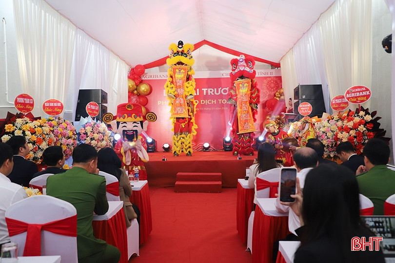 Lễ khai trương Phòng giao dịch Agribank Toàn Lưu.