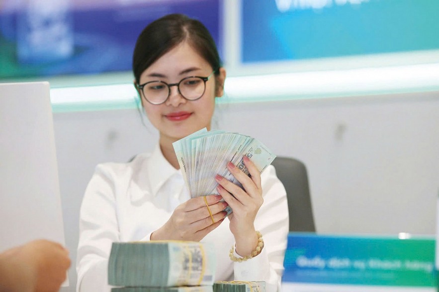 Nghị quyết 79 đặt ra mục tiêu đến năm 2030, có ít nhất 3 ngân hàng thương mại nhà nước thuộc nhóm 100 ngân hàng lớn nhất khu vực châu Á về tổng tài sản. Ảnh: Đức Thanh