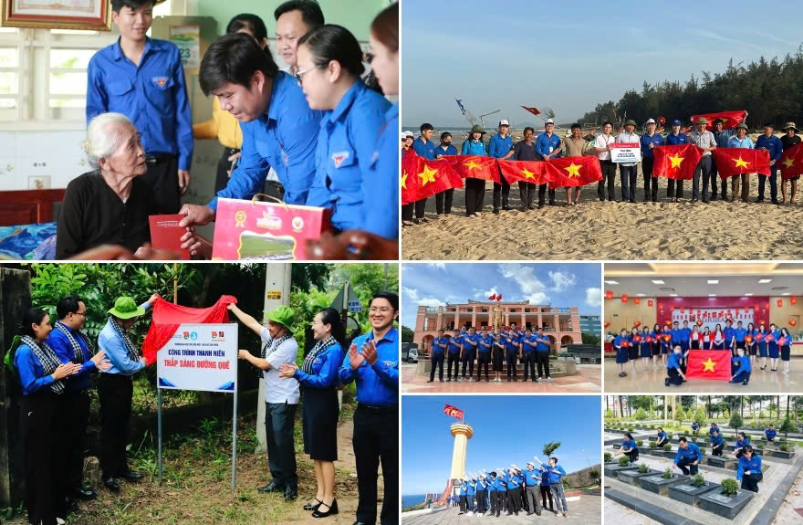 Mỗi bức ảnh, mỗi nụ cười, mỗi ánh mắt rạng ngời đều góp phần tạo nên một bức tranh sinh động, nơi tình cảm với Tổ quốc được hiện thực hóa qua những hành động đầy ý nghĩa