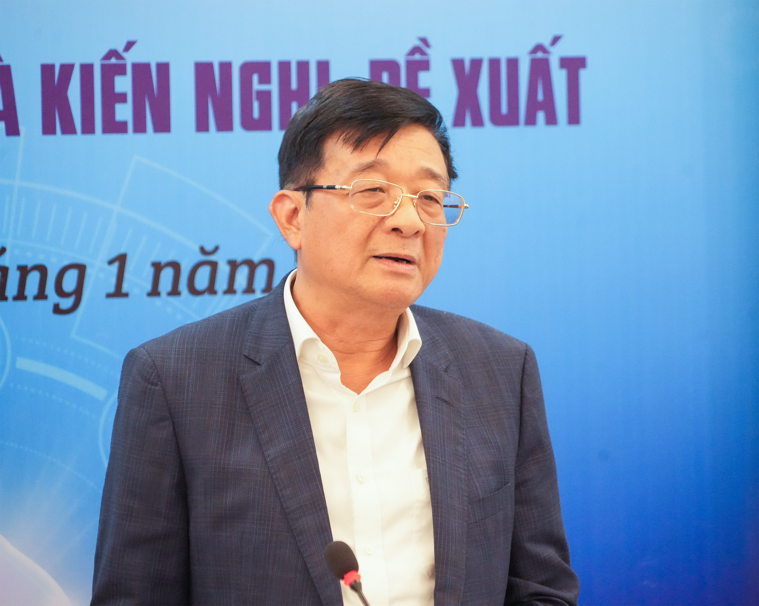 Ông Nguyễn Quốc Hùng, Phó Chủ tịch kiêm Tổng Thư ký Hiệp hội Ngân hàng phát biểu