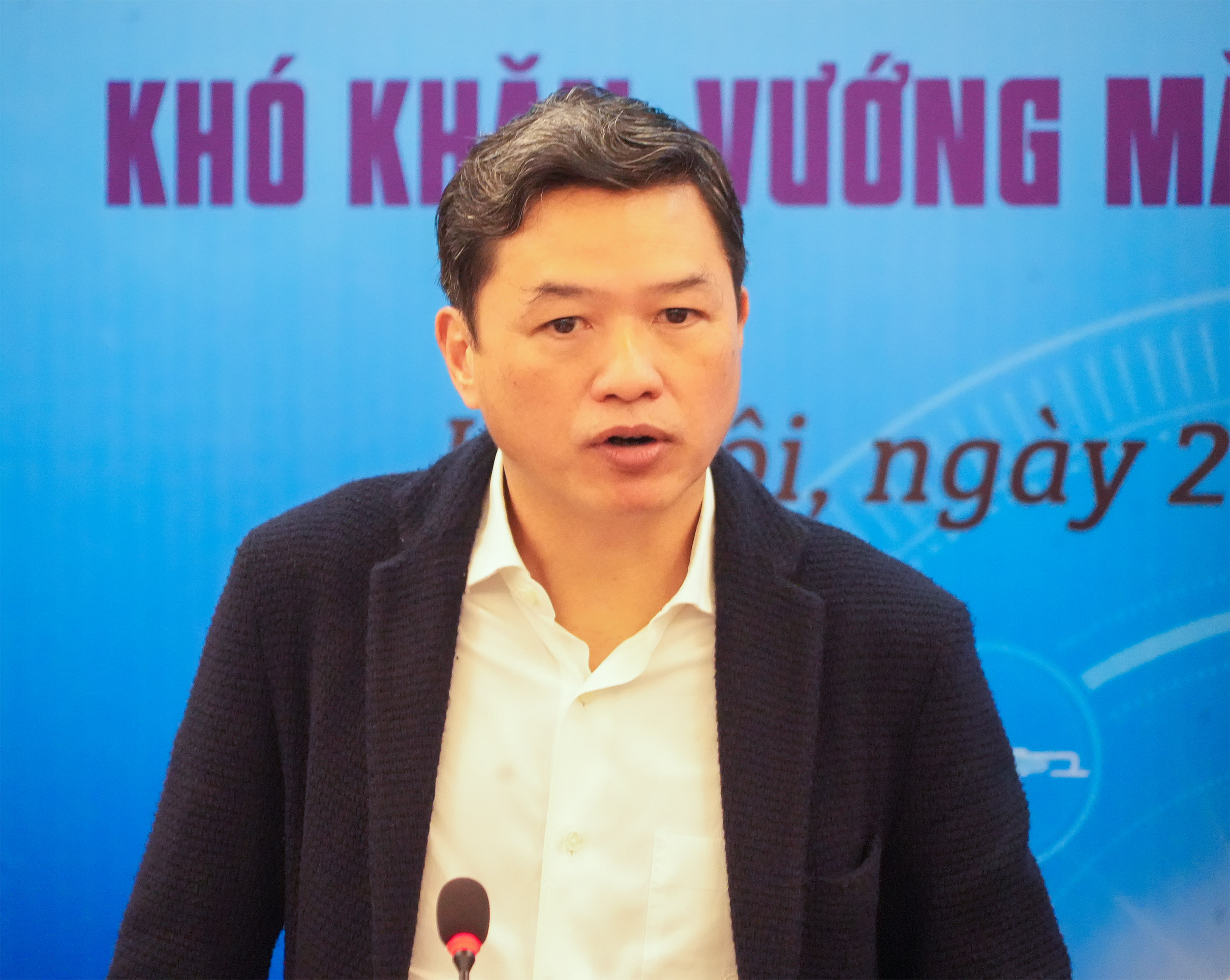 Ông Lưu Hoàng Long, Cục trưởng Cục Sở hữu trí tuệ phát biểu