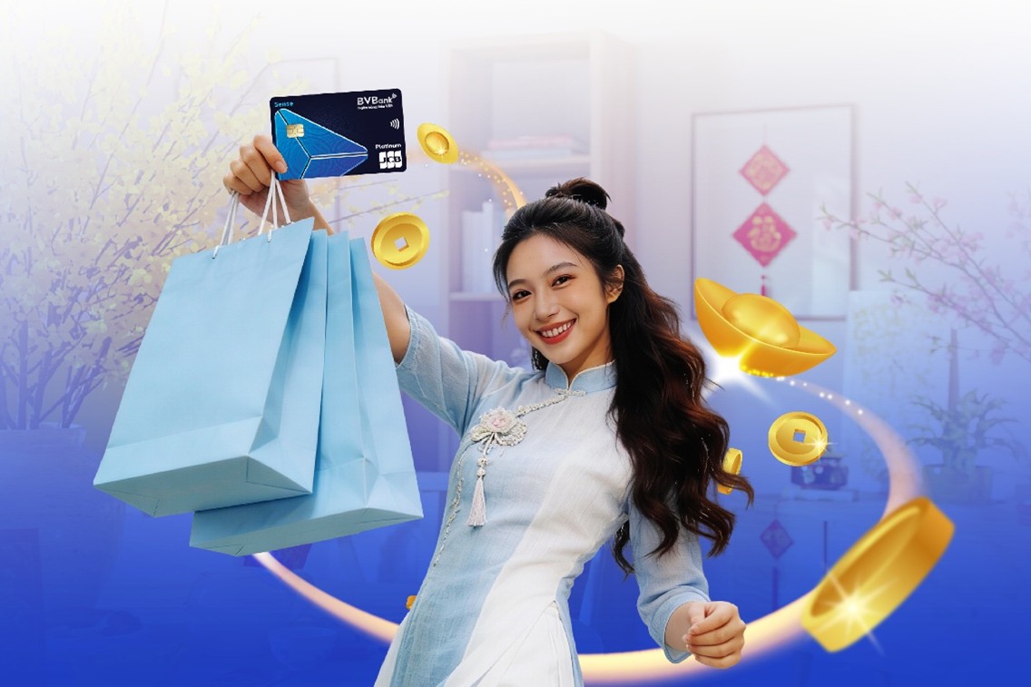 BVBank mở rộng ưu đãi chi tiêu thẻ tín dụng JCB, hoàn tiền đến 1,2 triệu đồng