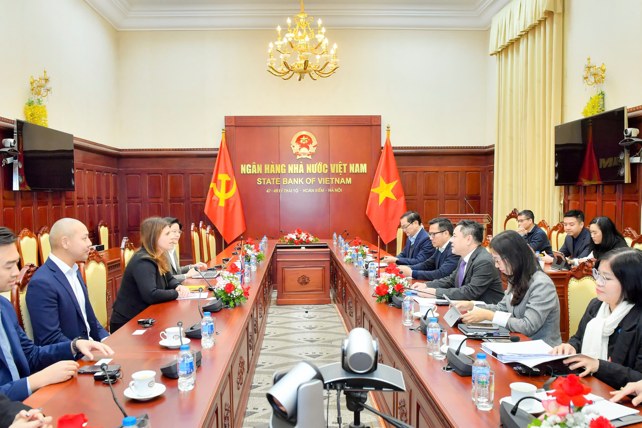 Quang cảnh buổi tiếp