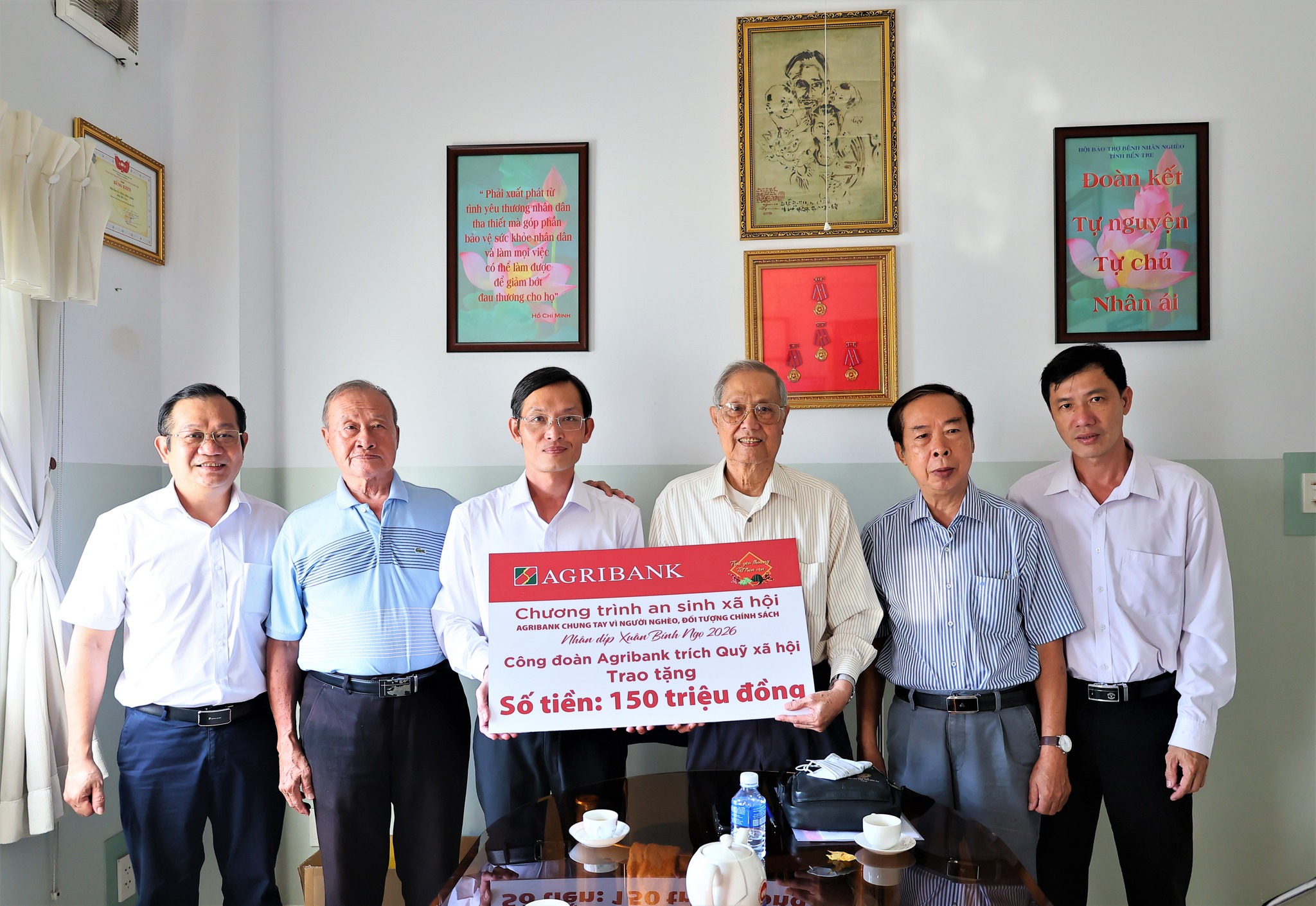 Cán bộ, người lao động Agribank Chi nhánh Bến tre tích cực hưởng ứng chương trình