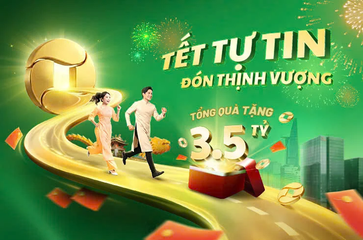 Hàng loạt quà tặng với tổng giải thưởng lên đến 3.5 tỷ đồng đang chờ đợi quý khách cùng “Tết tự tin – Đón thịnh vượng”