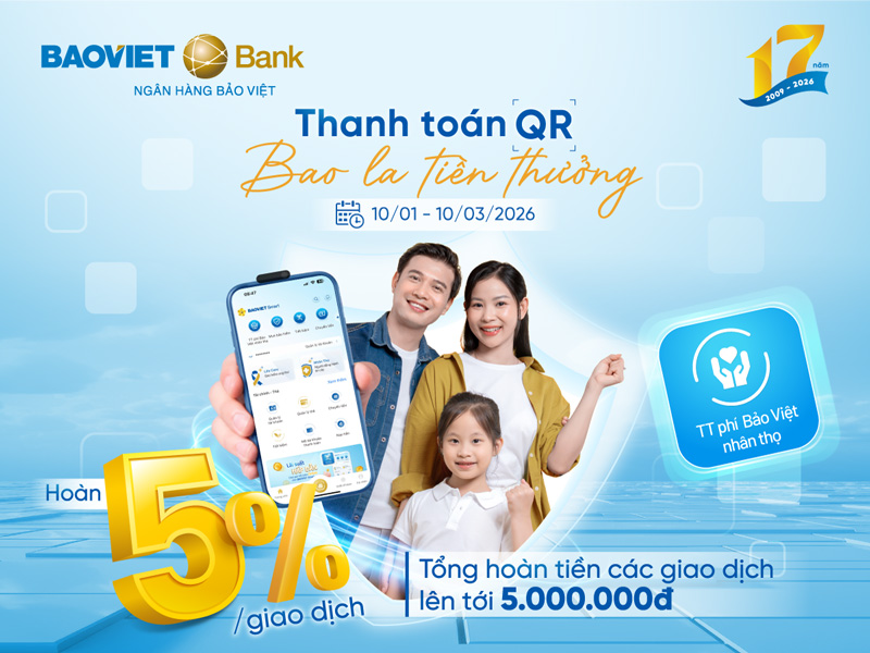 Thanh toán QR - Bao la tiền thưởng