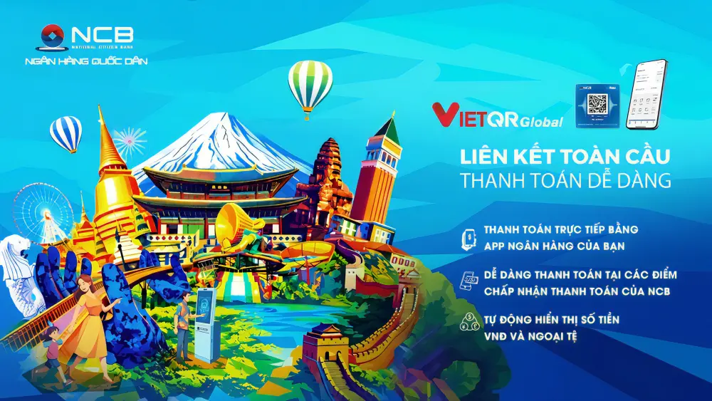 NCB tiên phong triển khai các giải pháp thanh toán số, hỗ trợ thu hút du khách quốc tế đến Việt Nam.