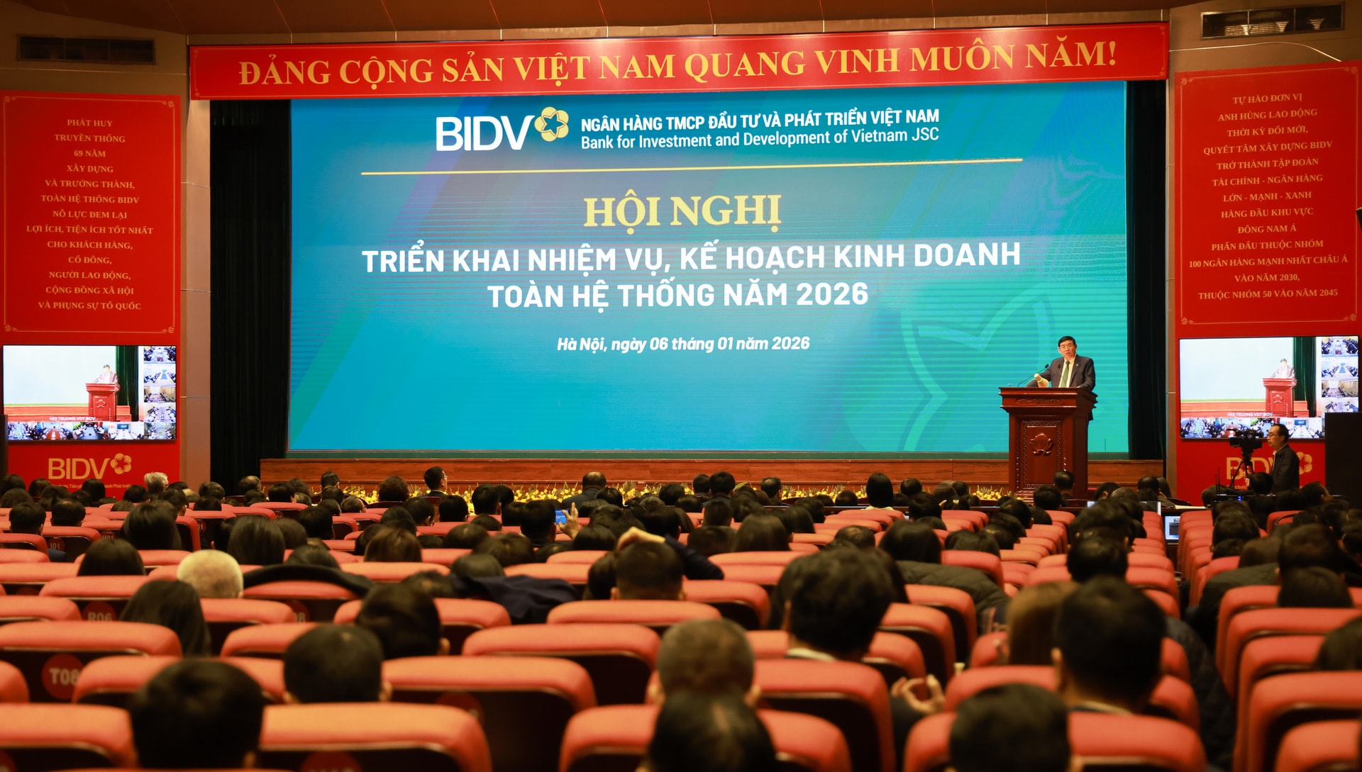 Toàn cảnh Hội nghị Triển khai nhiệm vụ, kế hoạch kinh doanh năm 2026 của BIDV