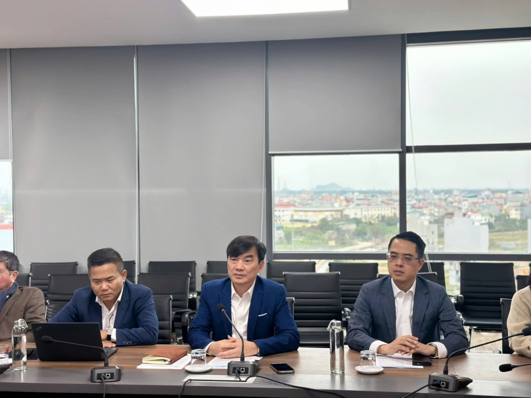NGƯT, PGS.TS. Trần Trọng Nguyên – Giám đốc Học viện phát biểu tại buổi làm việc