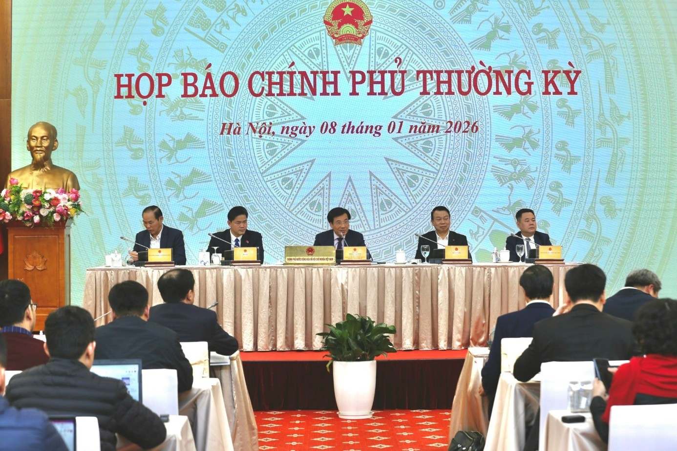 Họp báo Chính phủ thường kỳ tháng 12/2205 chiều 08/01/2026