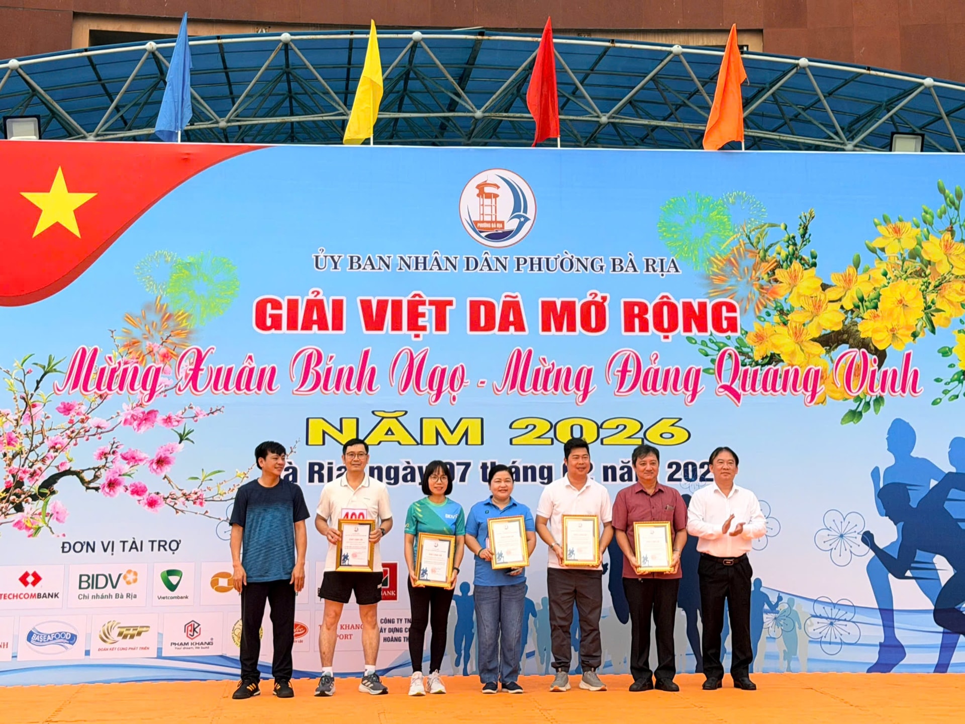 BIDV Bà Rịa đồng hành giải việt dã mừng Xuân Bính Ngọ 2026