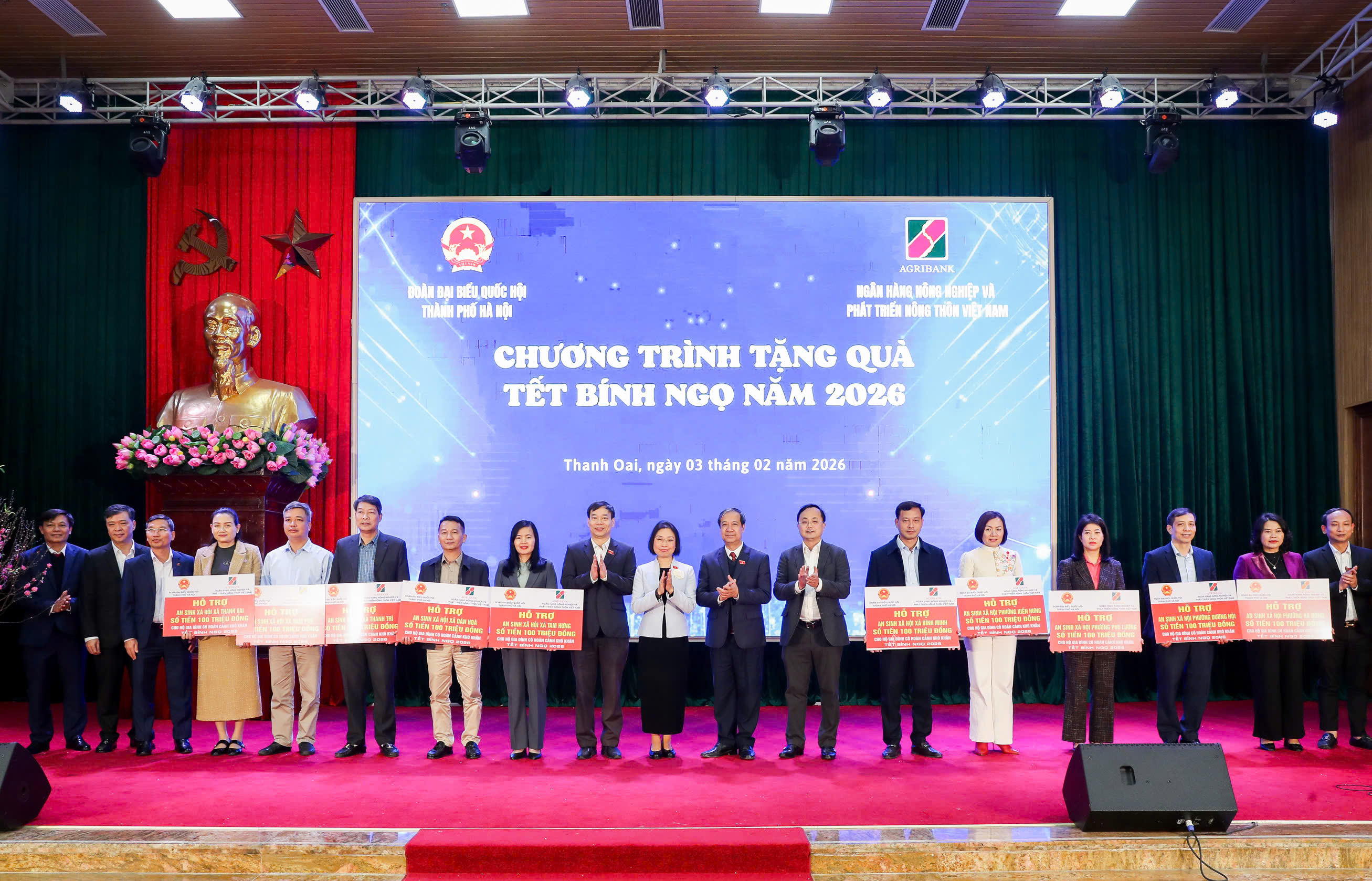 Agribank chung tay vì người nghèo, đối tượng chính sách nhân dịp Xuân Bính Ngọ 2026