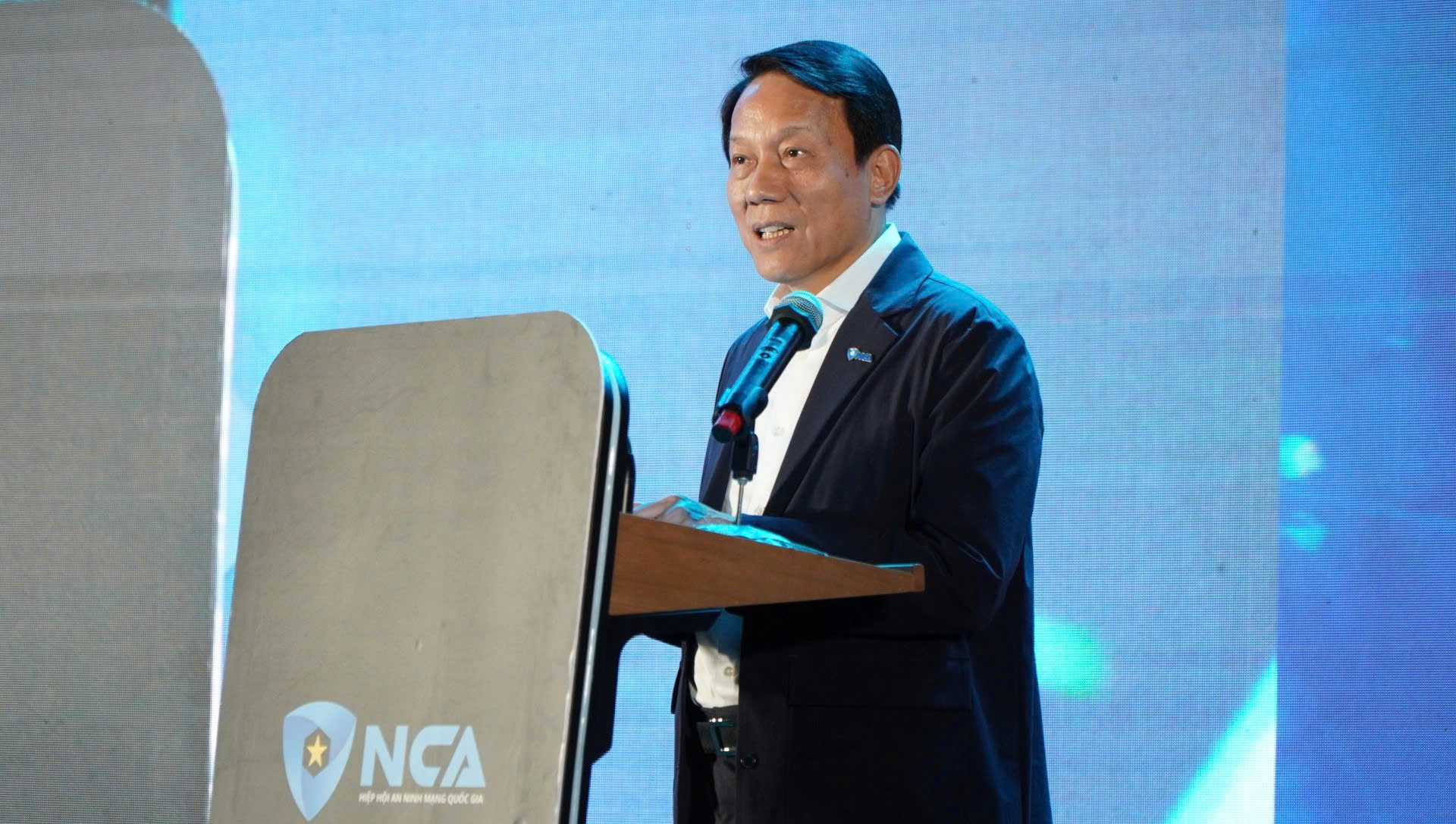 Đại tướng Lương Tam Quang, Ủy viên Bộ Chính trị, Bộ trưởng Bộ Công an, Chủ tịch Hiệp hội An ninh mạng quốc gia phát biểu chỉ đạo