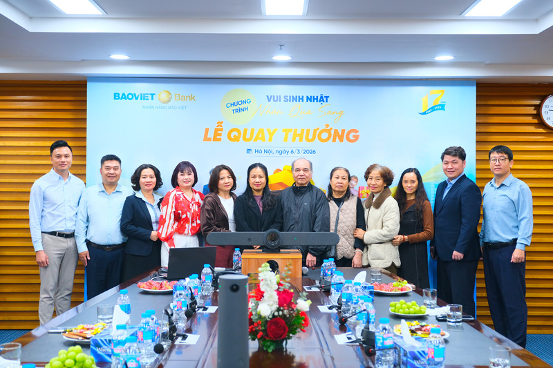 BAOVIET Bank tìm ra 81 khách hàng trúng thưởng “Vui sinh nhật - Nhận quà sang”