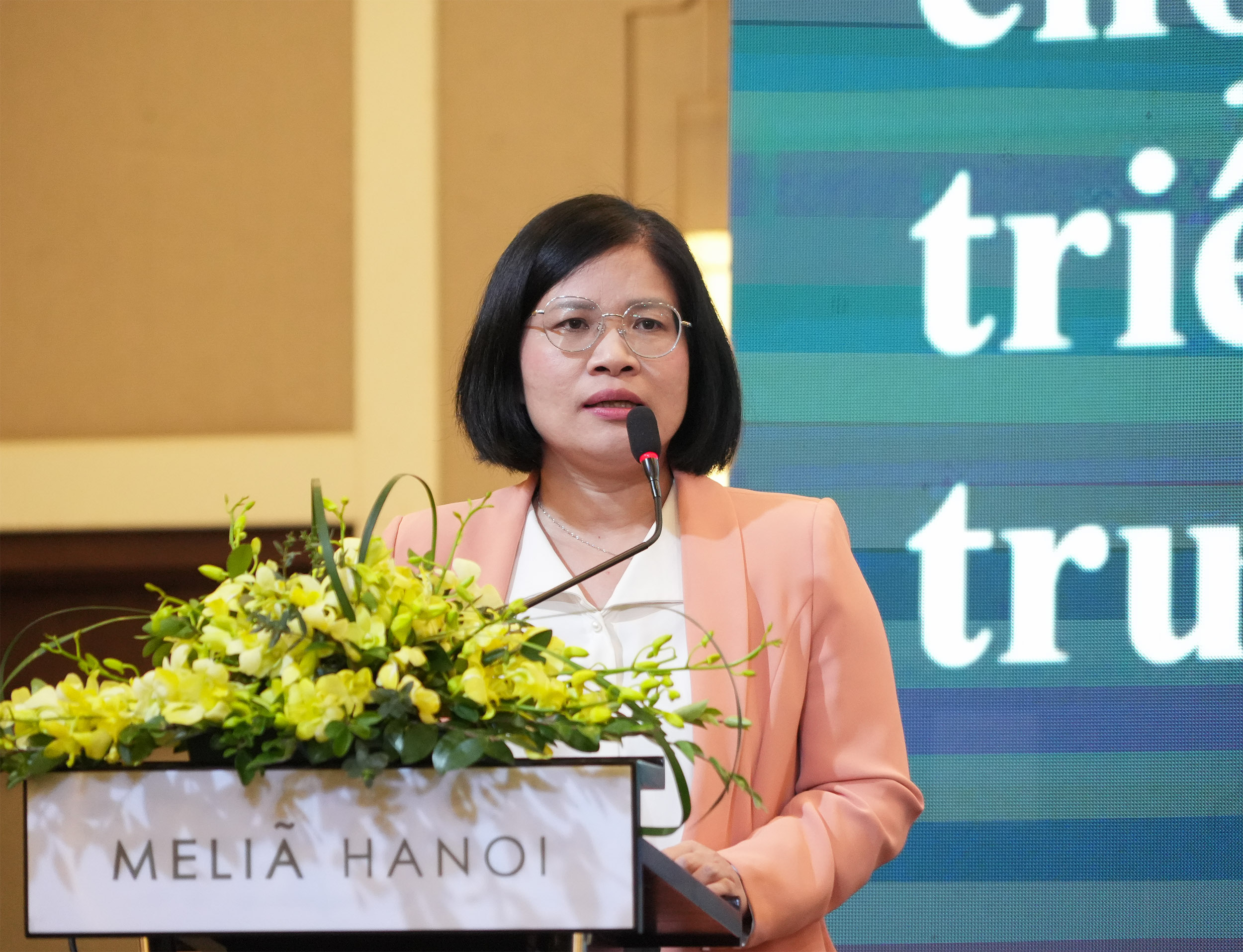 Bà Nguyễn Thị Minh Thơ - Phó Cục trưởng Cục Phòng, chống rửa tiền (NHNN)