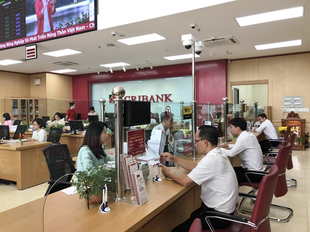 A bank branch in HCM City. The banking sector is expected to achieve 16 per cent profit growth in 2026. — VNS Photo