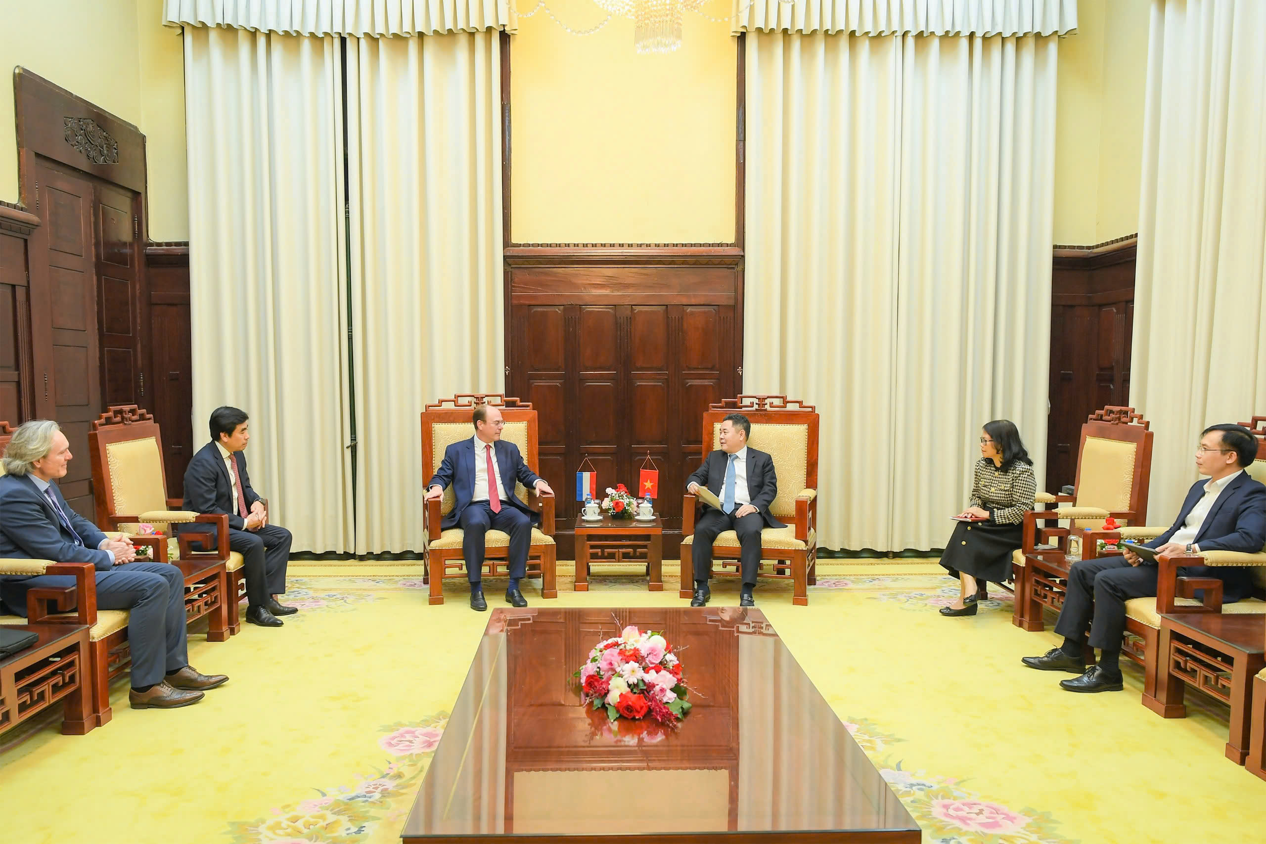 Toàn cảnh buổi tiếp