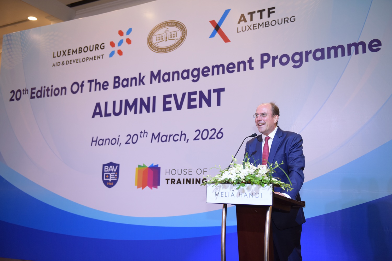 Ông Patrick Hemmer, Đại sứ Đại Công quốc Luxembourg phát biểu tại sự kiện