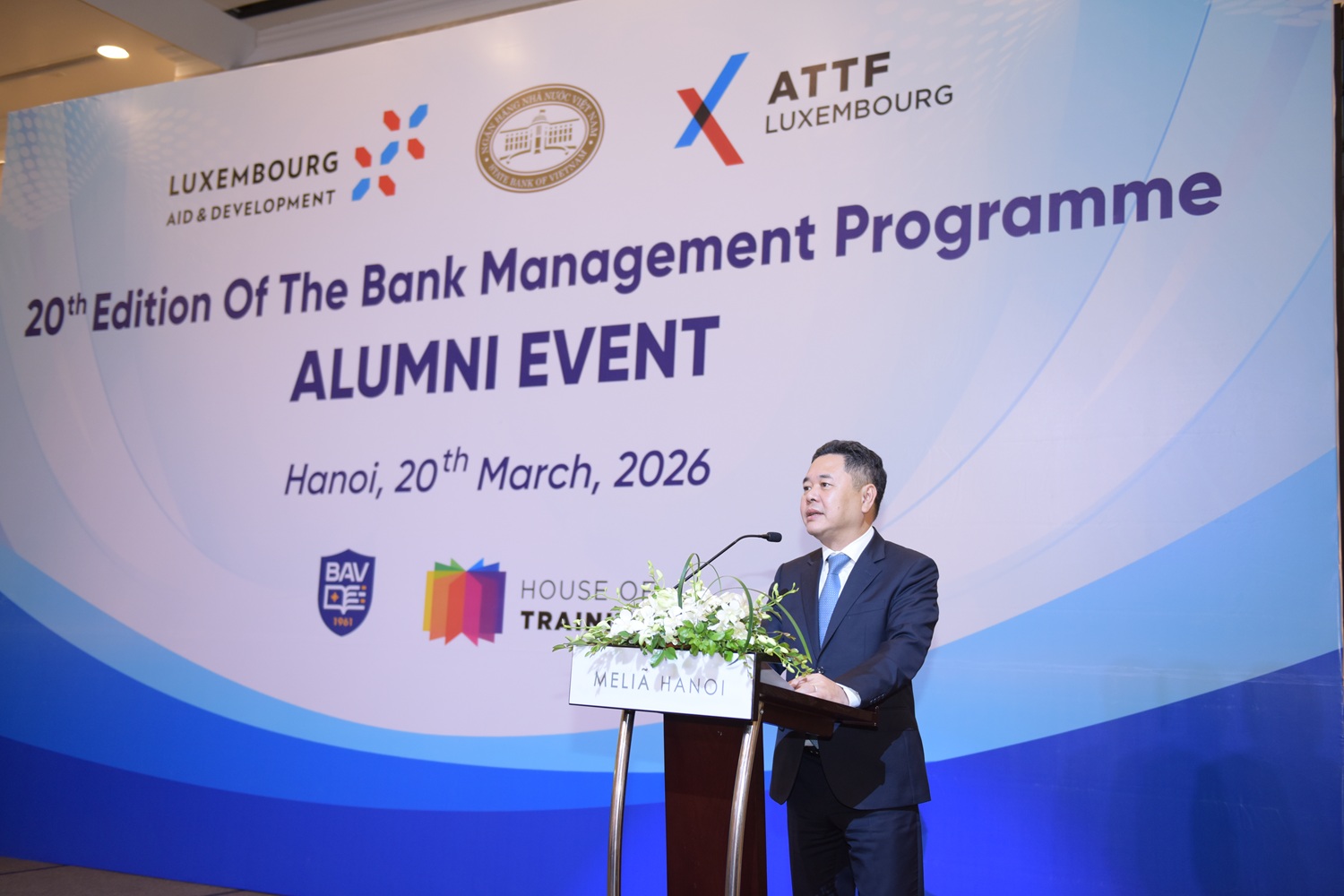 Phó Thống đốc NHNN Nguyễn Ngọc Cảnh phát biểu tại sự kiện