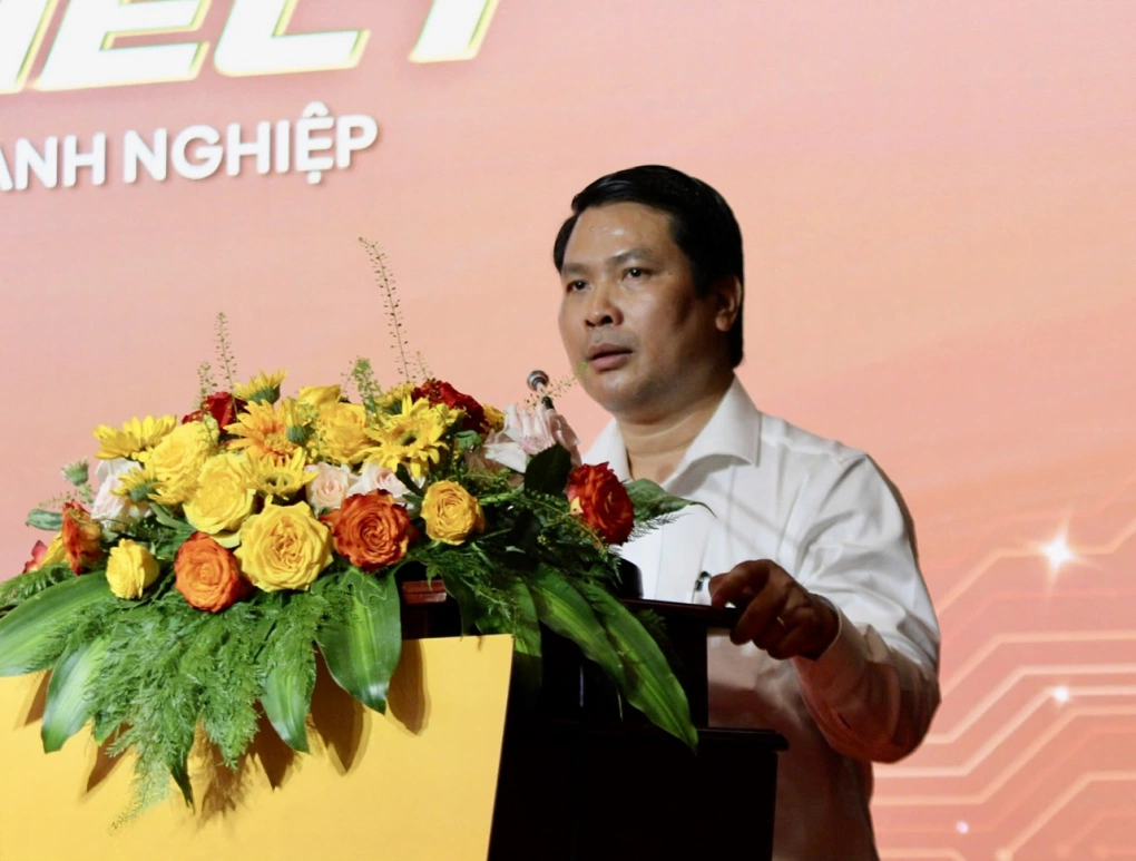 Ông Hà Vũ Sơn, Giám đốc Sở Công Thương thành phố Cần Thơ phát biểu tại sự kiện. Ảnh: LPBank