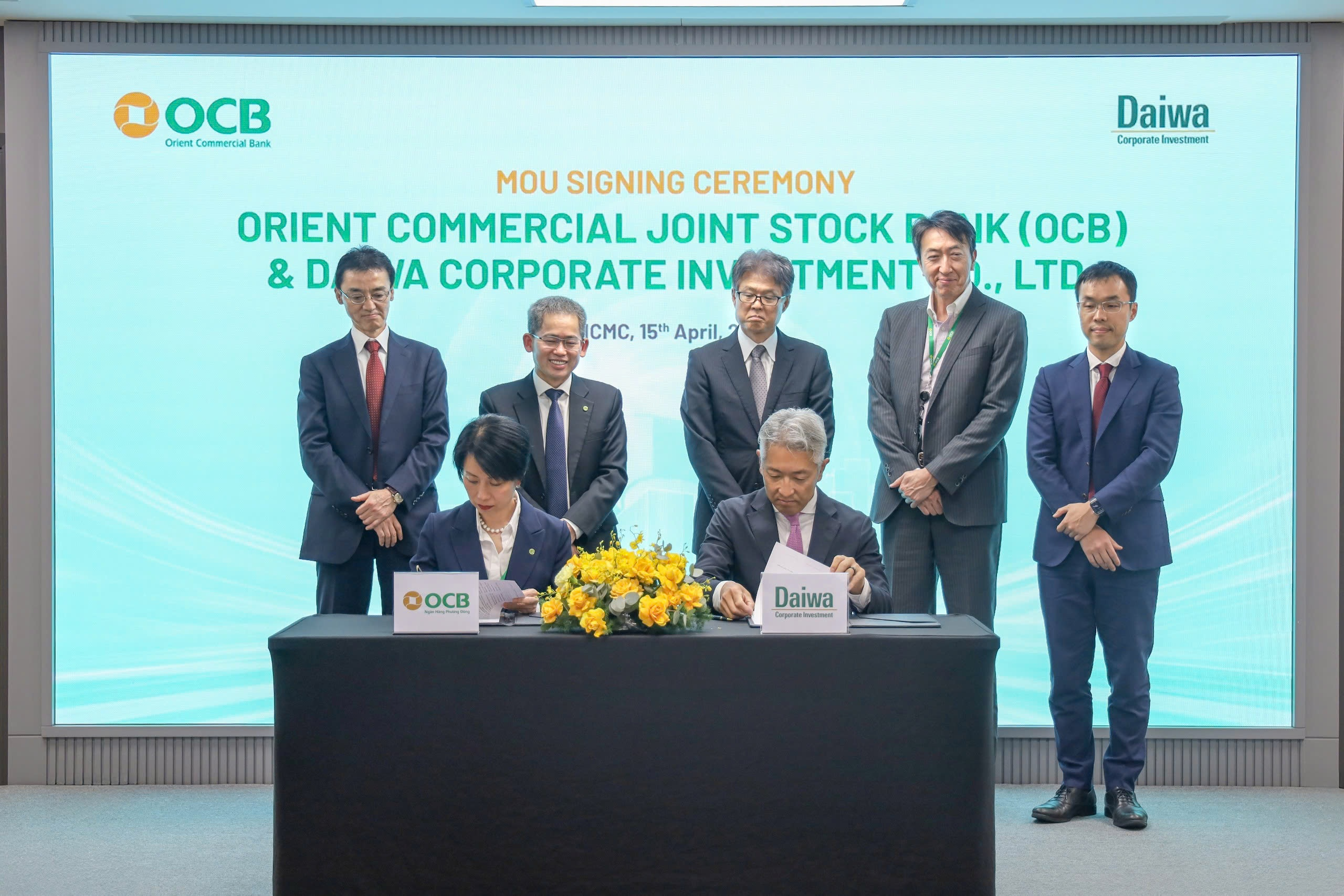 OCB và Daiwa Corporate Investment ký kết hợp tác chiến lược