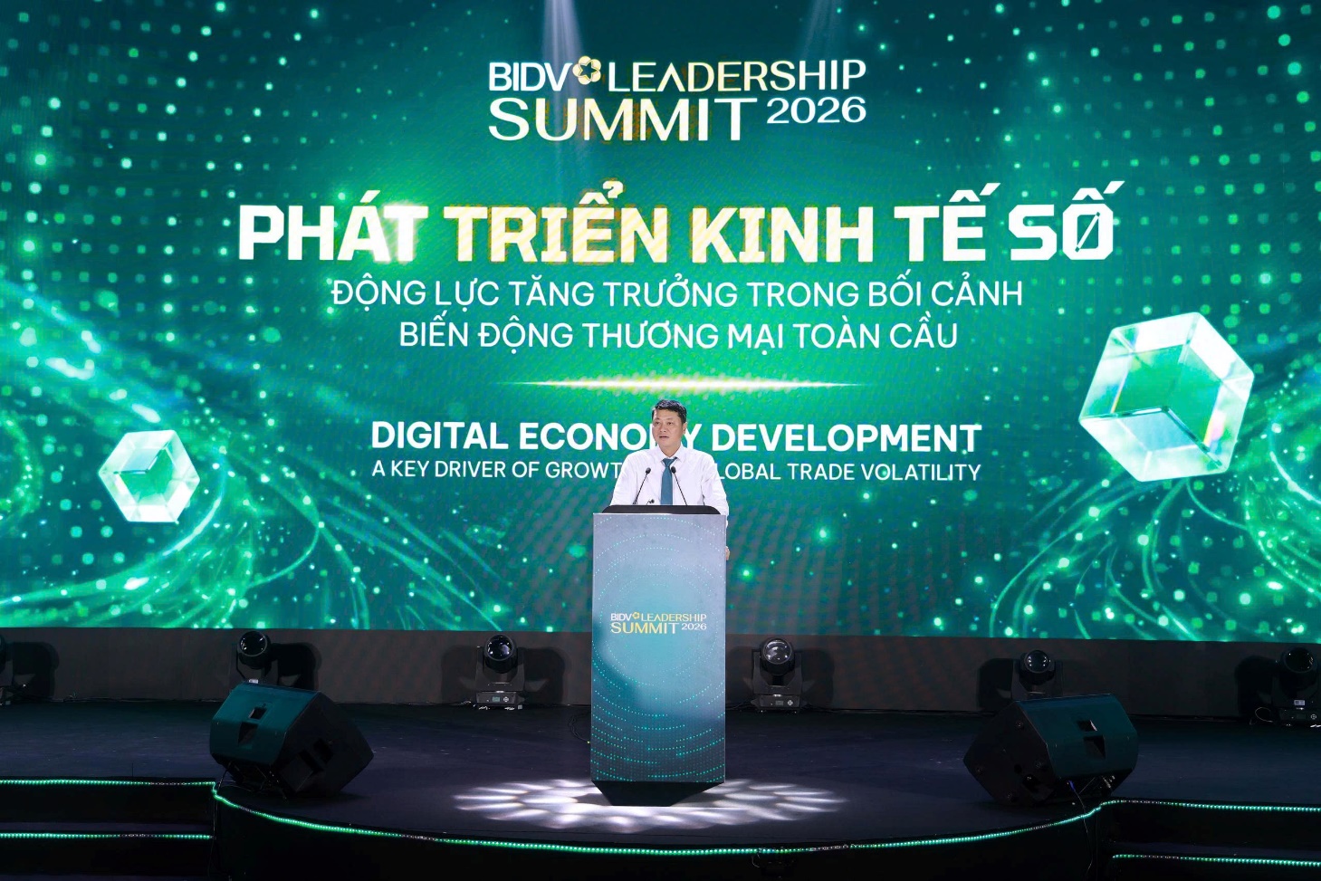 Ông Lê Ngọc Lâm - Tổng Giám đốc BIDV phát biểu tại Hội thảo