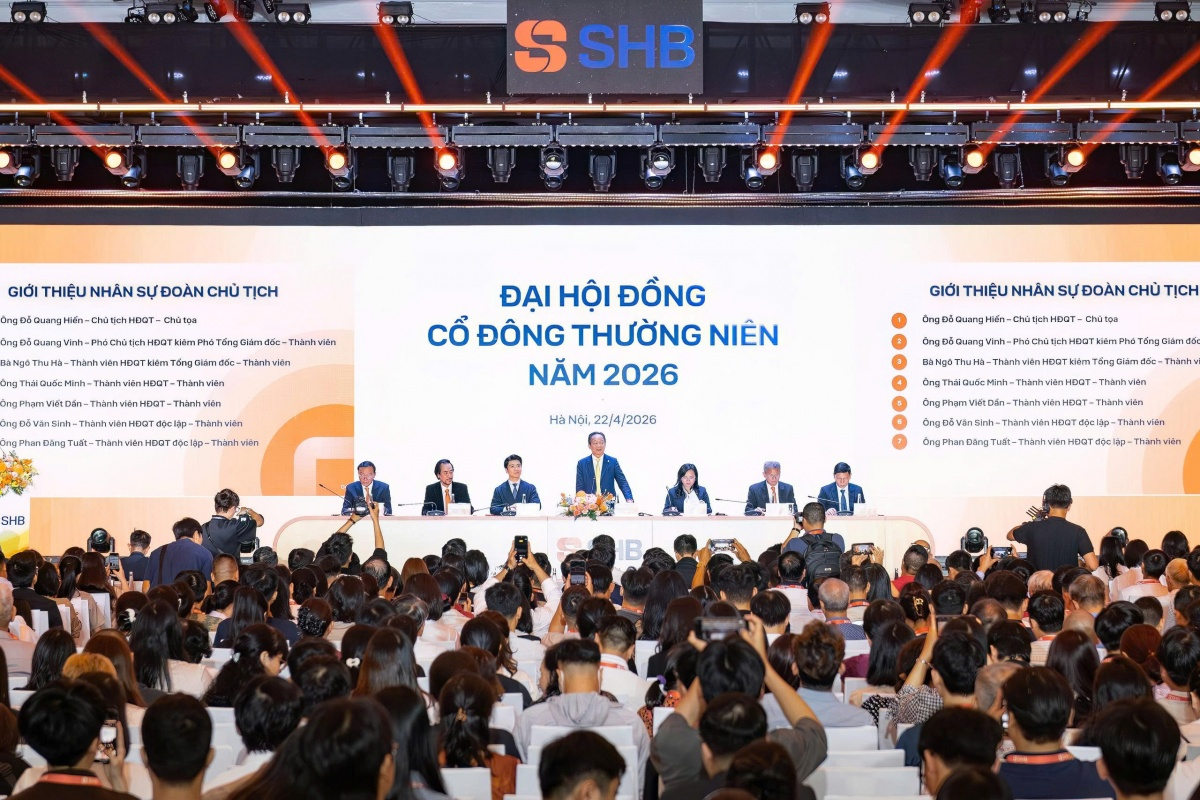 Đại hội cổ đông SHB: Ra mắt bộ nhận diện thương hiệu mới, khẳng định bước chuyển mình chiến lược