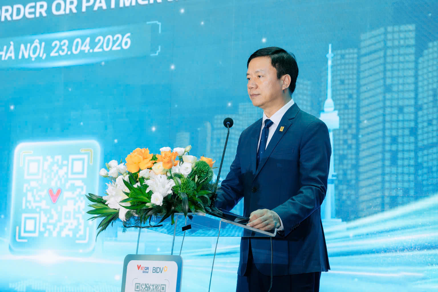 Ông Nguyễn Quang Minh – Tổng Giám đốc NAPAS phát biểu tại sự kiện