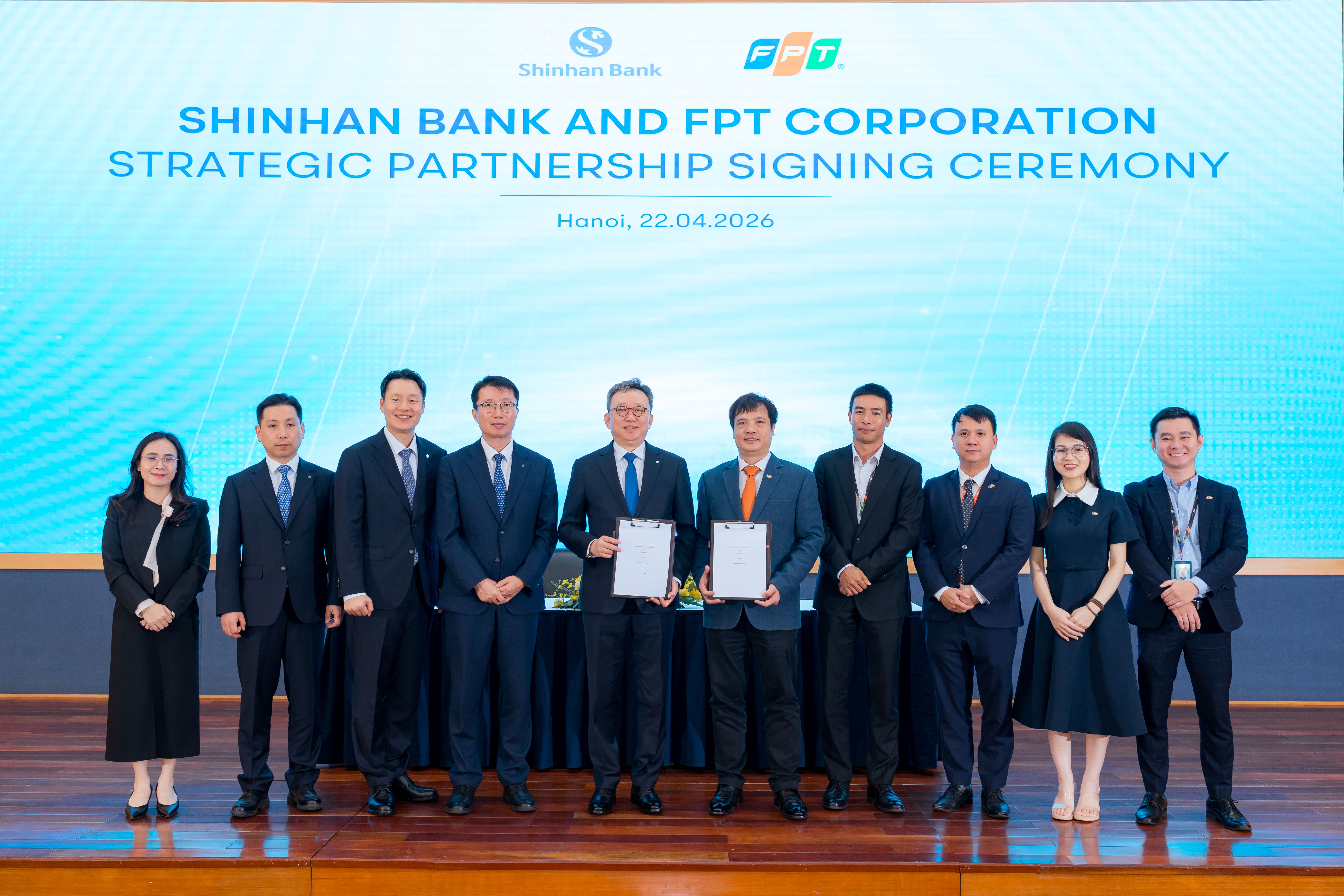 Sự hợp tác giữa Ngân hàng Shinhan Hàn Quốc và Tập đoàn FPT hướng đến mục tiêu thúc đẩy đổi mới tài chính số và phát triển hệ sinh thái khởi nghiệp giữa hai quốc gia