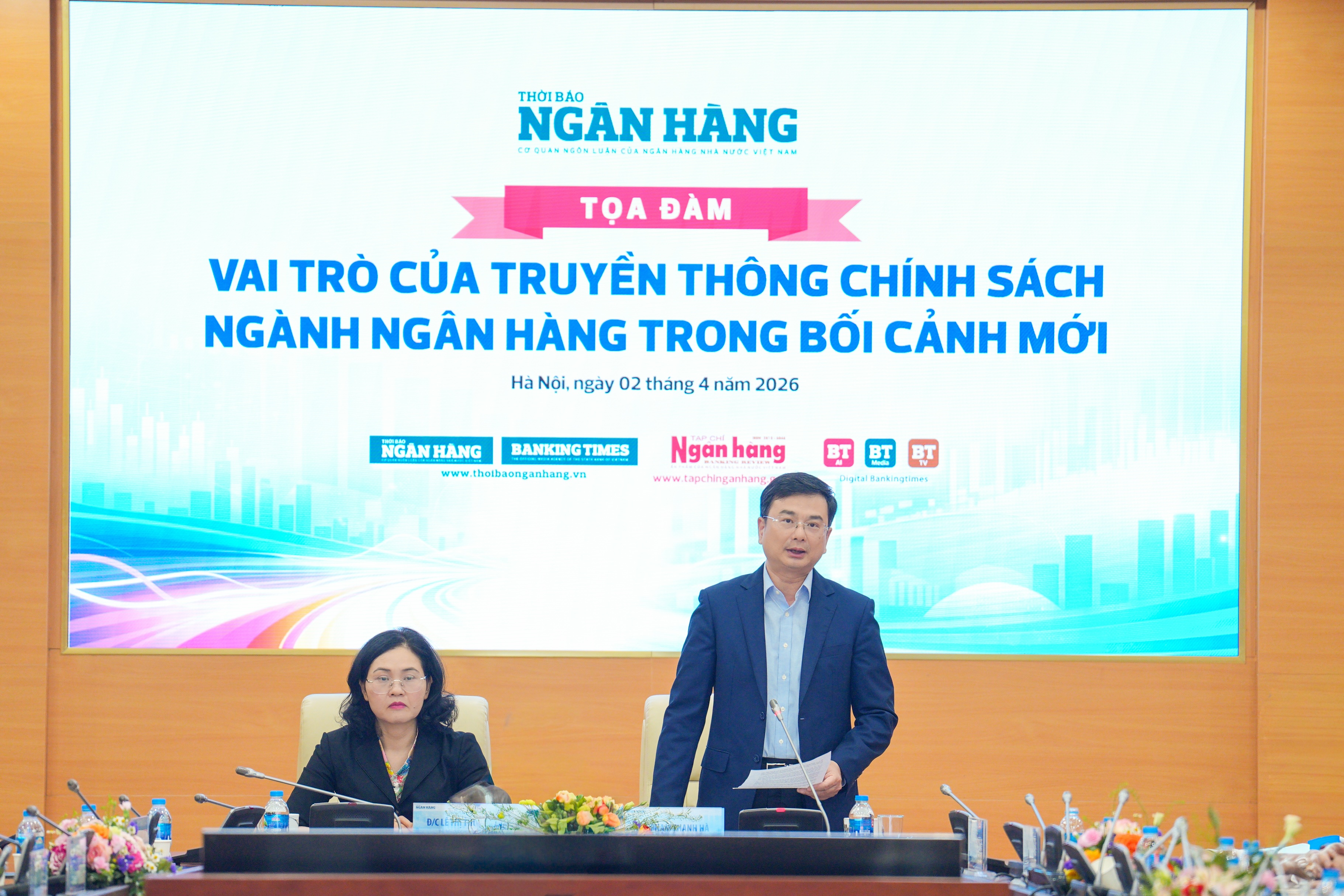 Phó Thống đốc NHNN Phạm Thanh Hà phát biểu tại Toạ đàm