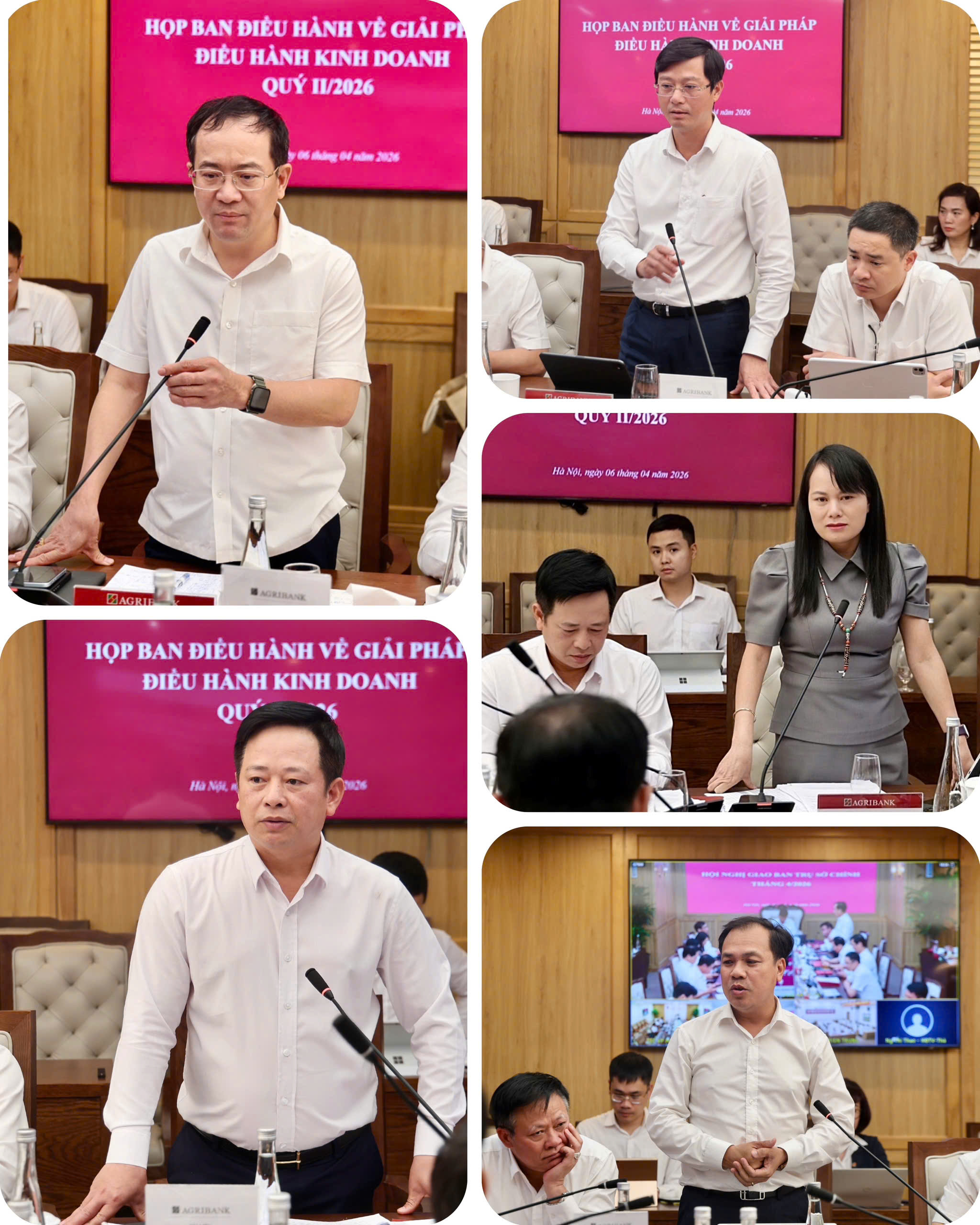 Các đồng chí Thành viên Ban điều hành thảo luận tại Hội nghị