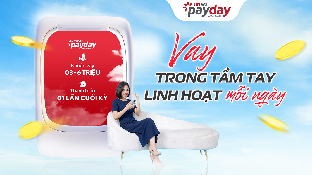 Khách hàng có thể vay khoản nhỏ ngắn ngày với Tin Vay PayDay của VietCredit trên ứng dụng Zalo