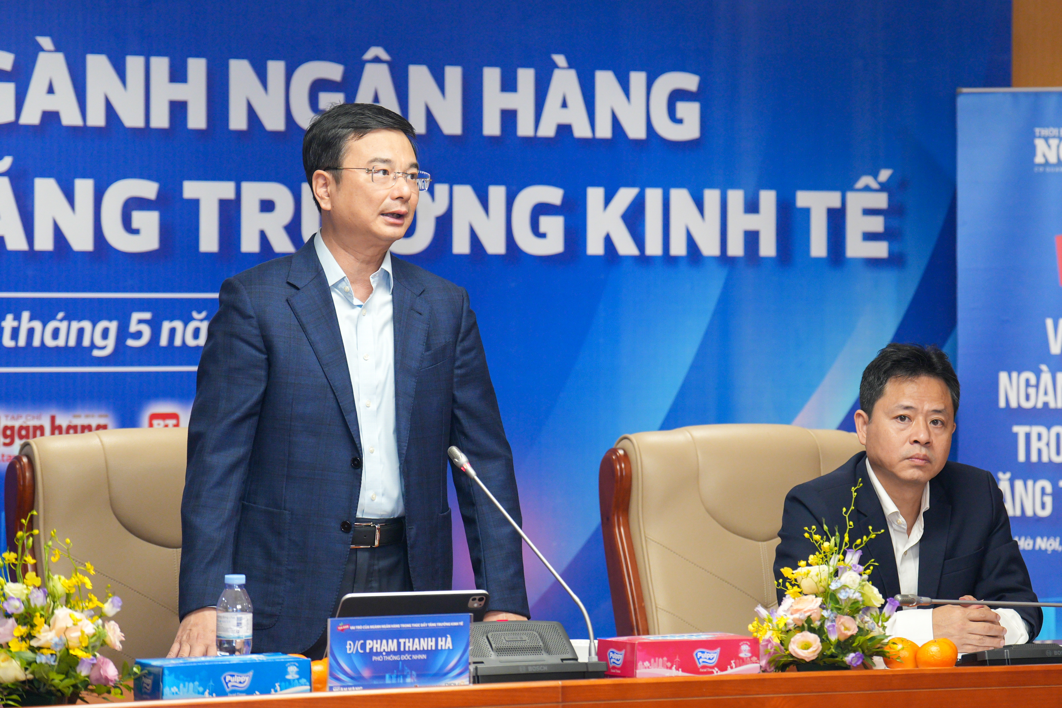 Phó Thống đốc Phạm Thanh Hà phát biểu khai mạc Tọa đàm