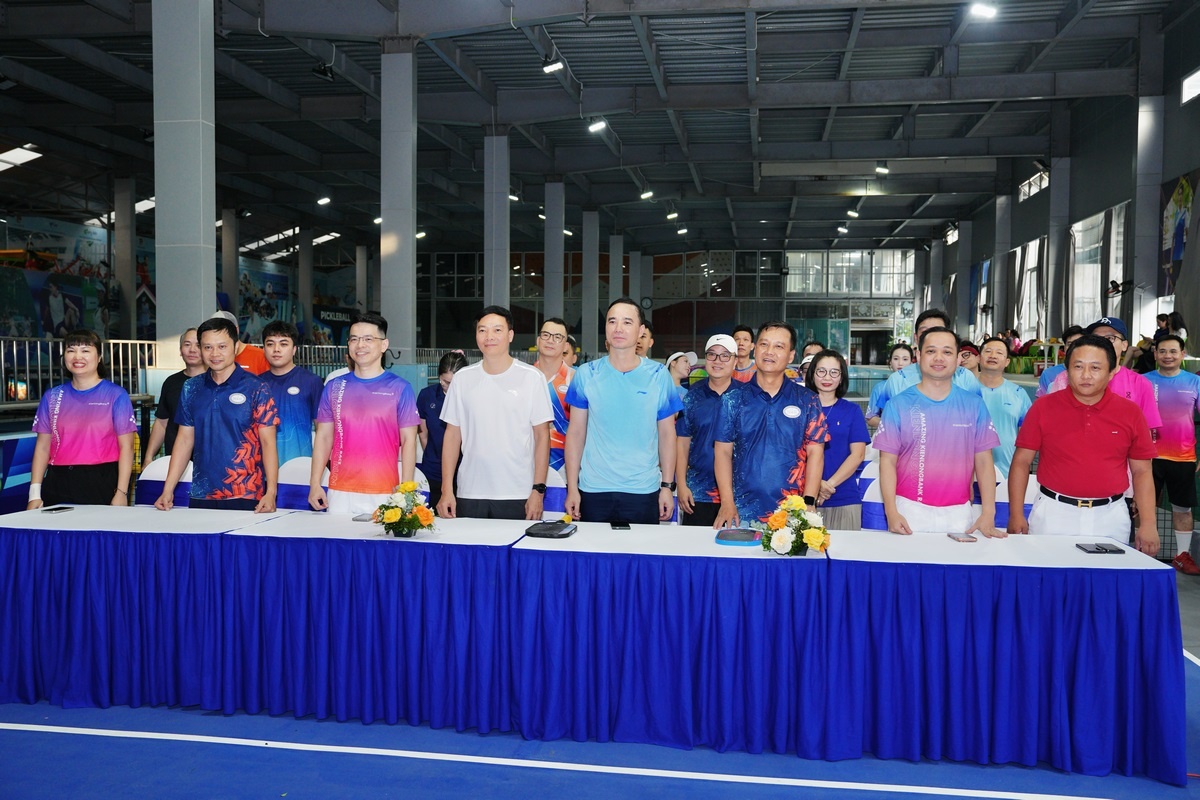 KienlongBank lan tỏa tinh thần kết nối tại Giải giao hữu Pickleball ngành Ngân hàng