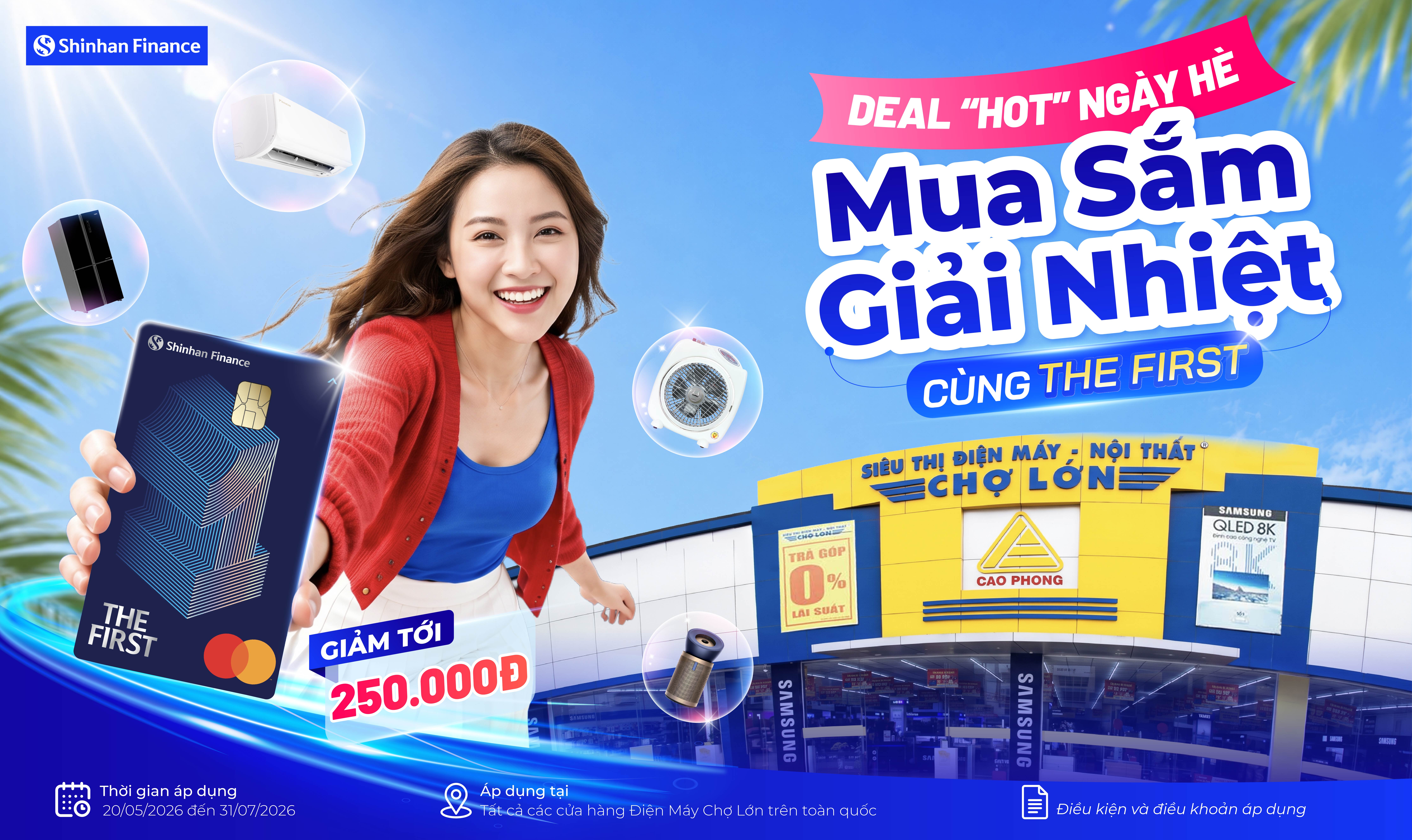 Deal “HOT” ngày hè – Mua sắm giải nhiệt cùng THE FIRST
