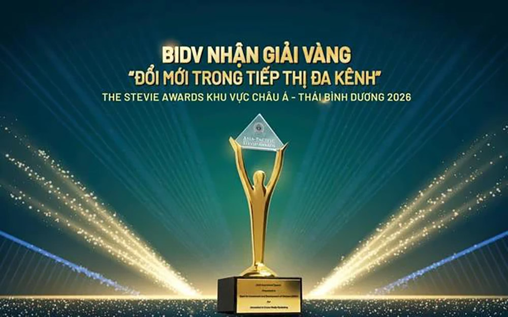 The Money Manifest tạo tiếng vang, góp phần đưa BIDV giành Giải Vàng Stevie Awards châu Á
