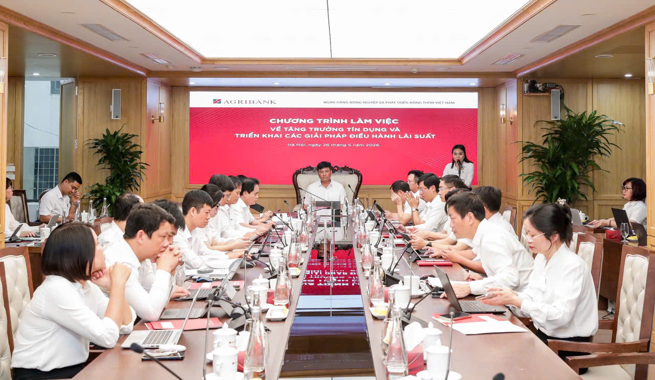 Agribank tăng cường điều hành kinh doanh, thúc đẩy tăng trưởng tín dụng an toàn, hiệu quả năm 2026