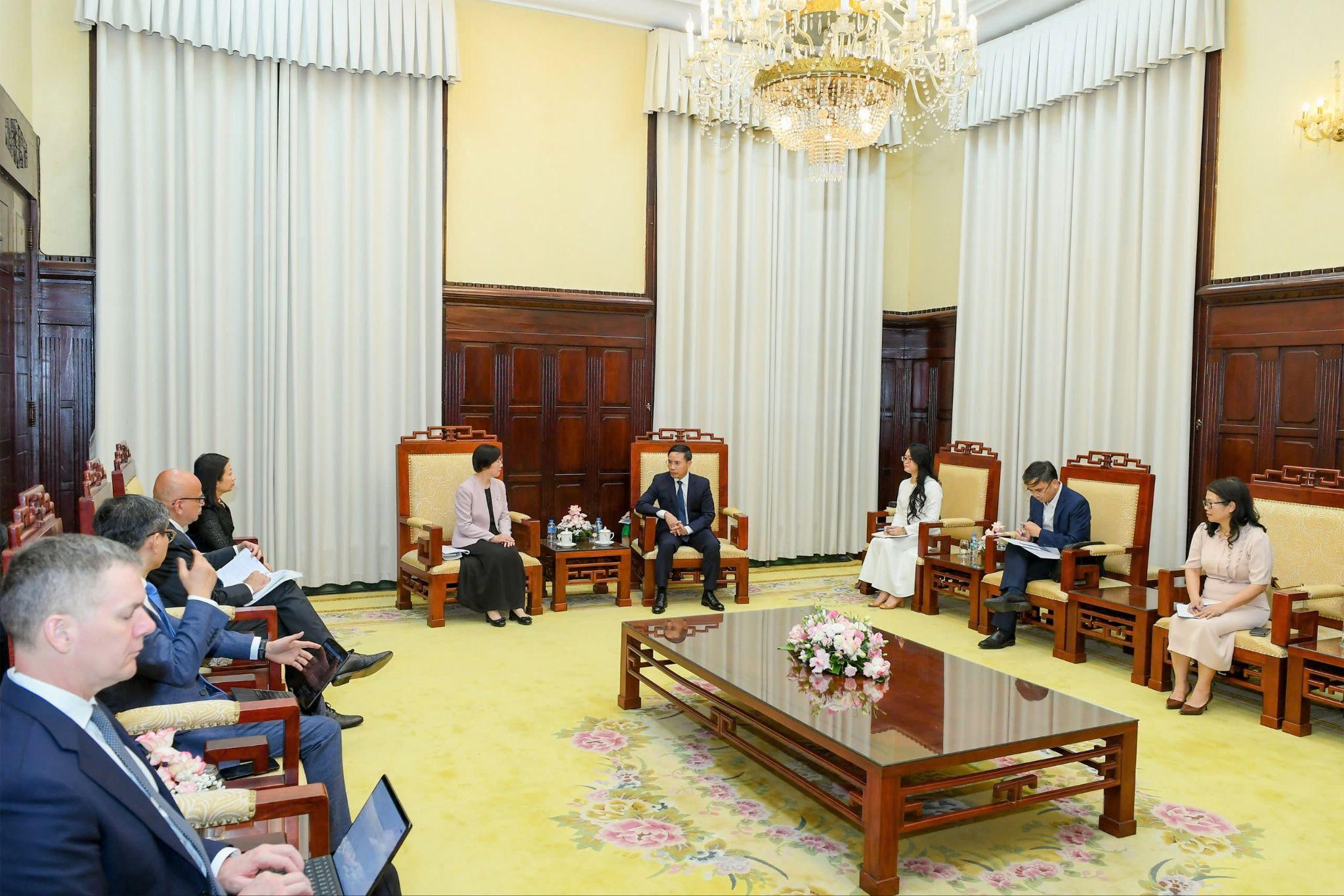 Toàn cảnh buổi tiếp